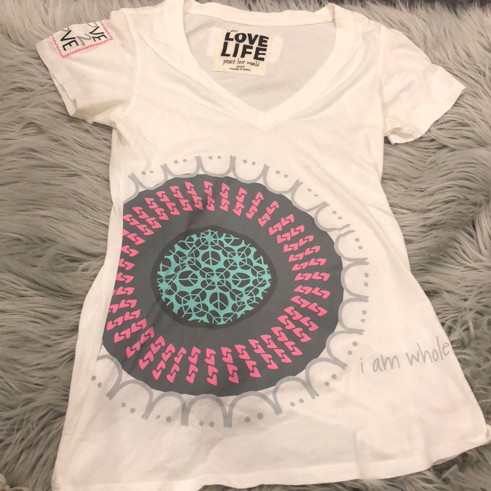 Peace Love World “I Am Whole” V-Neck